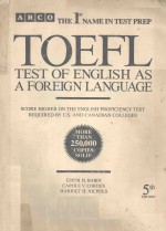 T<em>OF</em>EL TEST <em>OF</em> ENGLISH AS A FOREIGN <em>LANGUAGE</em>