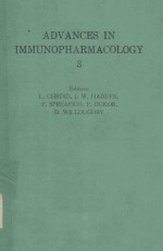 <em>ADVANCES</em> <em>IN</em> IMMUNOPHARMACOLOGY 3