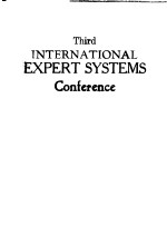 THIRD INTERNATIONAL <em>EXPERT</em> <em>SYSTEMS</em> CONFERENCE
