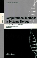 Computational <em>Methods</em> in Systems Biology International Conference