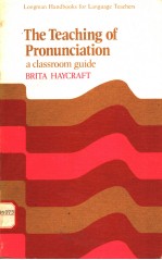 THE TEACHING OF <em>PRONUNCIATION</em>