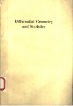 <em>DIFFERENTIAL</em> GEOMETRY <em>AND</em> STATISTICS