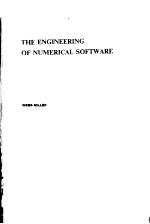 <em>THE</em> <em>ENGINEERING</em> <em>OF</em> NUMERICAL S<em>OF</em>TWARE
