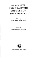NARRATIVE AND DRAMATIC SOURCES <em>OF</em> SHAKESPEARE  <em>VOLUME</em> II