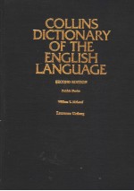 COLLINS DICTIONARY <em>OF</em> <em>THE</em> ENGLISH <em>LANGUAGE</em>  SECOND EDITION