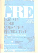 GR<em>A</em>DU<em>A</em>TE RECORD EX<em>A</em>MIN<em>A</em>TION <em>A</em>PTITUDE <em>TEXT</em>
