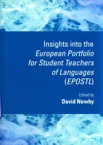 Insights into the Europen portfolio <em>for</em> student teachers <em>of</em> languages