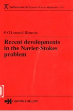 RECENT DEVELO<em>P</em>MENTS IN THE NAVIER-STOKES <em>P</em>ROBLEM