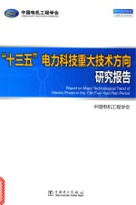 “十三五”电力科技重大<em>技术</em>方向研究报告