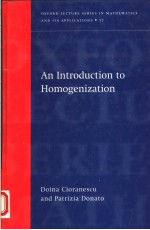 <em>AN</em> <em>INTRODUCTION</em> <em>TO</em> HOMOGENIZATION