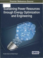 Sustaining power resources through energy optimization and <em>engineering</em>
