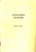ANALYZING SYST<em>E</em>MS