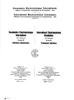 INTERNATIONAL ELECTROTECHNICAL VOCABULARY <em>2ND</em> <em>EDITION</em> GROUP 05 FUNDAMENTAL DEFINITIONS