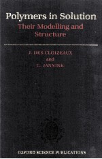 Polymers <em>in</em> Solution Their Modell<em>in</em>g and Structure