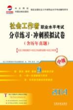 社会工作者职业水平考试分章练习  冲刺模拟试卷  中级  2014