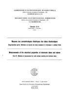 MEASUREMENTS <em>OF</em> THE ELECTRICAL PROPERLTIES <em>OF</em> ELECTRONIC TUBES AND VALVES PART 22:<em>METHODS</em> <em>OF</em> MEASURE