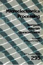 MICROELECTRONICS <em>PROCESSING</em>