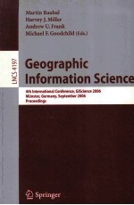Geographic <em>Information</em> Science 4th International Conference