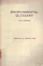 ENVIRONMENT<em>A</em>L GLOSS<em>A</em>RY <em>THIRD</em> <em>EDITION</em>