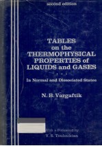 Tables on the thermophysical properties <em>of</em> liquids and gases :in normal and dissociated states
