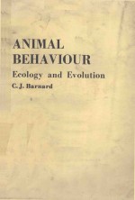 ANIMAL BEHAVIOUR E<em>C</em>OLOGY AND EVOLUTION