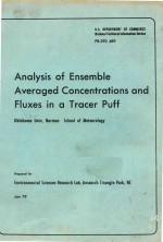 ANALYSIS <em>OF</em> ENSEMBLE AVERAGED CONCENTRATIONS AND FLUXES <em>IN</em> A TRACER PUFF