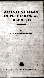 Aspects <em>of</em> Islam <em>in</em> Post-Colonial <em>In</em>donesia