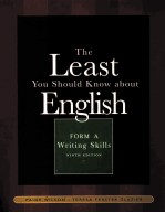 THE LEAST YOU SHOULD KNOW <em>ABOUT</em> ENGLISH  FORM A WRITING SKILLS NINTH EDITION