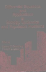 <em>DIFFERENTIAL</em> <em>EQUATION</em>S <em>AND</em> <em>APPLICATIONS</em> IN ECOLOGY EPIDEMICS <em>AND</em> POPULATION PROBLEMS