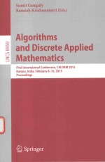 <em>ALGORITHMS</em> AND DISCRETE APPLIED MATHEMATICS