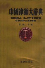 中国律师<em>大</em><em>辞典</em>  上下