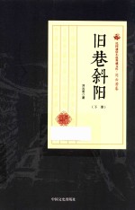 民国通俗小说典藏文库  旧巷斜阳  下