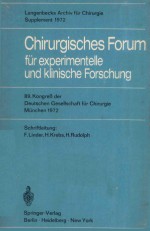 CHIRURGISCHES <em>FORUM</em> FUR EXPERIMENTELLE UND KLINISCHE FORSCHUNG