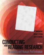 CONDUCTING AND READING RESEARCH IN HEALTH AND HUMAN PERFORMANCE THIRD <em>EDITION</em>