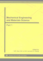 MECHANICAL ENGINEERING <em>AND</em> <em>MATERIALS</em> <em>SCIENCE</em> PART 1