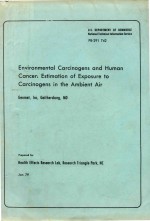 ENVIRONMENTAL CARCINOGENS AND HUMAN CANCER <em>ESTIMATION</em> OF EXPOSURE TO CARCINOGENS IN THE AMBIENT AIR