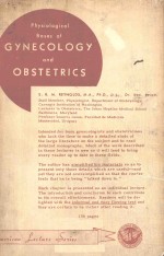 <em>PHYSIOLOGICAL</em> BASES <em>OF</em> GYNECOLOGY AND OBSTETRICS