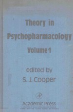 <em>THEORY</em> <em>IN</em> PSYCHOPHARMACOLOGY <em>VOLUME</em> 1