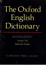THE OXFORD <em>ENGLISH</em> DICTIONARY  <em>SECOND</em> <em>EDITION</em>  VOLUME 8