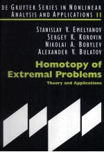 homotopy of Extremal Problems <em>Theory</em> and <em>Applications</em>