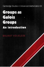 GROUPS AS GALOIS GROUPS An <em>Introduction</em>