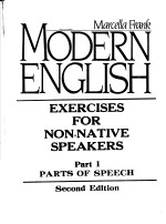 MODERN ENGLISH  EXERCISES FOR NON-NATIVE SPEAKERS  PART <em>1</em>:PARTS OF SPEECH  SECOND EDITION
