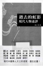 逝去的虹影  现代人物述评