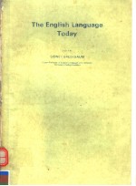 <em>THE</em> ENGLISH <em>LANGUAGE</em> TODAY
