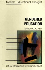 GENDERED EDUCATI<em>ON</em> SOCIOLOGICAL REFLECTI<em>ON</em>S <em>ON</em> WOMEN