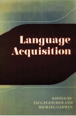 <em>Language</em> Acquisition:Studies in First <em>Language</em> Development