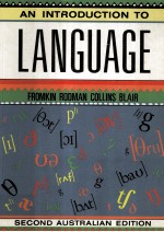 <em>An</em> <em>Introduction</em> <em>to</em> L<em>an</em>guage