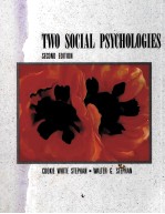 TWO SOCIAL PSYCHOLOGIES <em>SECOND</em> <em>EDITION</em>