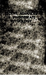 Recent A<em>d</em>vances in Invertebrate Physiology A Symposium