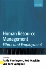 HUMAN RESOURCE <em>MANAGEMENT</em> ETHICS AND EMPLOYMENT